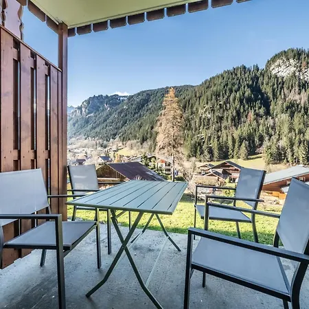 Studio Rez-De-Jardin, 4 Pers Châtel Buitenkant foto